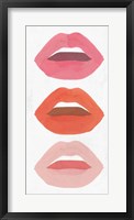 Framed Red Lips I