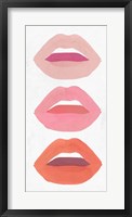 Red Lips II Framed Print