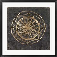 Framed Golden Wheel II