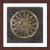 Framed 'Golden Wheel III' border=