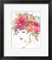 Framed 'Floral Figures II' border=