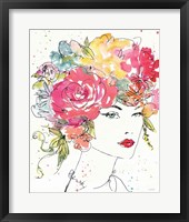 Floral Figures I Framed Print