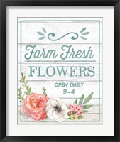 Framed 'Pastel Flower Market IV' border=