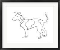 Ink Dog IV Framed Print