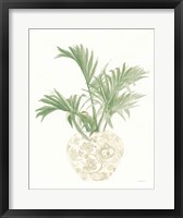 Framed Palm Chinoiserie II Sage