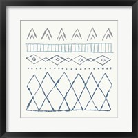 Nordic Vibes III Blue Framed Print