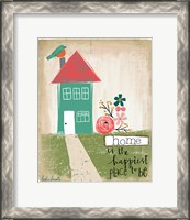 Framed 'Happiest Home' border=
