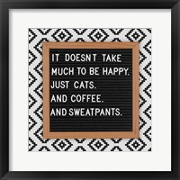 Framed Cats and Sweatpants