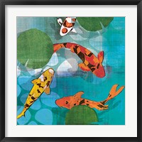 Framed Lucky Koi II