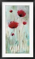 Framed Splash Poppies I