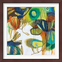 Framed 'Tropical Burst I' border=