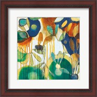 Framed 'Tropical Burst II' border=