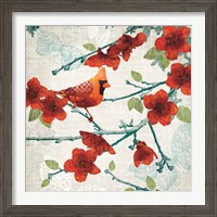 Framed 'Birds and Butterflies IV' border=