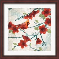 Framed 'Birds and Butterflies IV' border=