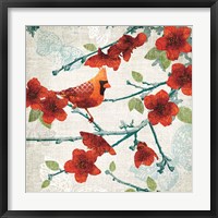 Birds and Butterflies IV Framed Print