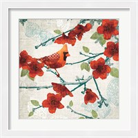 Framed 'Birds and Butterflies IV' border=