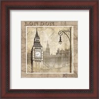 Framed 'London Calling' border=