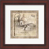 Framed 'When in Rome' border=