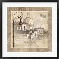 When in Rome Framed Print