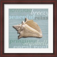 Framed 'Beach Collection IV' border=