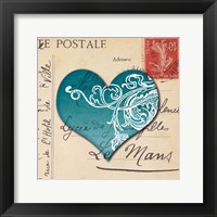 Le Coeur d'Amour II Framed Print