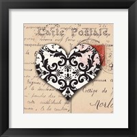 Le Coeur d'Amour IV Framed Print