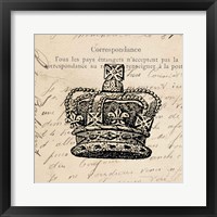 Framed 'Royalty I' border=