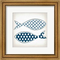 Framed 'Fish Patterns II' border=