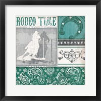 Rodeo Time Framed Print