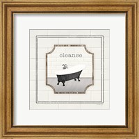 Framed 'Bath Cleanse' border=