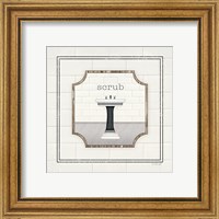 Framed 'Sink Scrub' border=