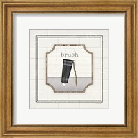 Framed 'Toothbrush Brush' border=