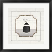 Soap Scrub Framed Print