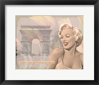 Framed Marilyn Triomphe