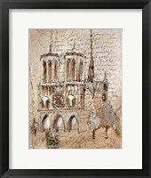 Framed Notre Dame