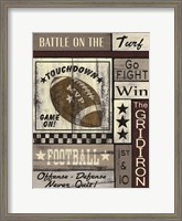 Framed Football Game On