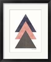 Triangles I Framed Print