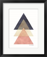 Triangles II Framed Print