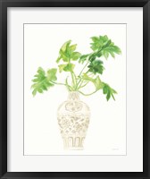 Framed Palm Chinoiserie III Cream