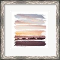 Framed 'Sunset Stripes IV' border=