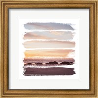 Framed 'Sunset Stripes IV' border=