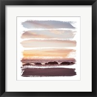Sunset Stripes IV Framed Print