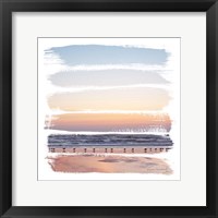 Sunset Stripes I Framed Print