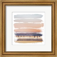 Framed 'Sunset Stripes II' border=