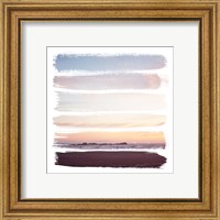 Framed 'Sunset Stripes III' border=