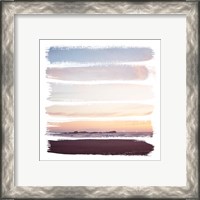 Framed 'Sunset Stripes III' border=