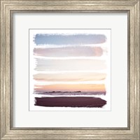 Framed 'Sunset Stripes III' border=
