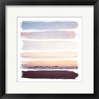 Sunset Stripes III Framed Print