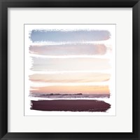 Framed 'Sunset Stripes III' border=