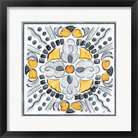 Morning Bloom VI Gray Framed Print